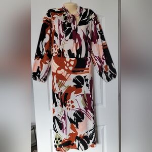 Eloquii Size 18/20 Multicolor Dress